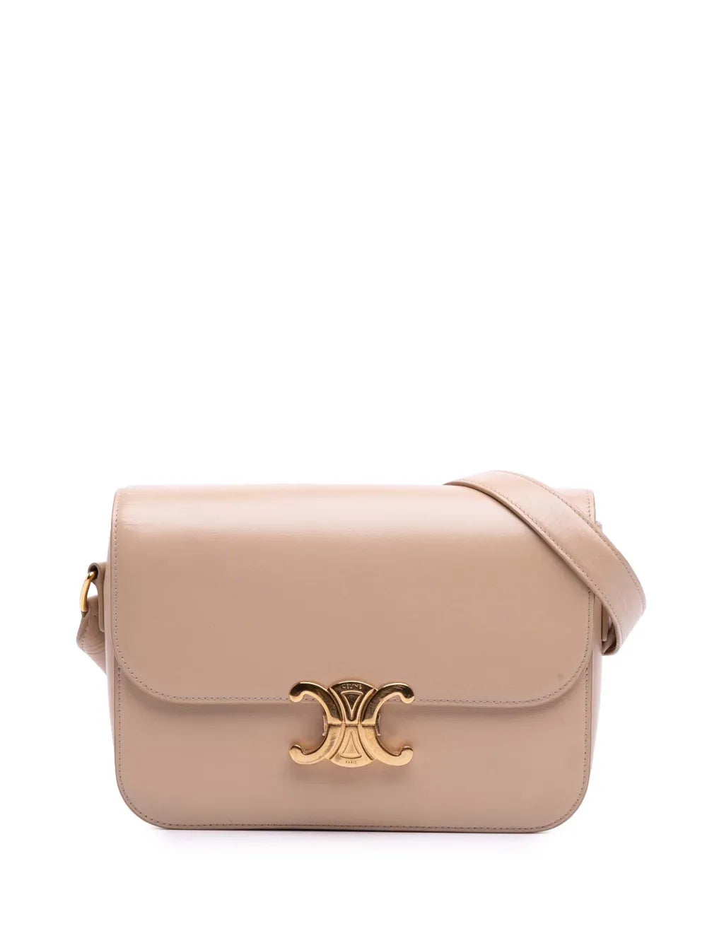 Céline 2019 Classique Shiny Calfskin Triomphe crossbody bag