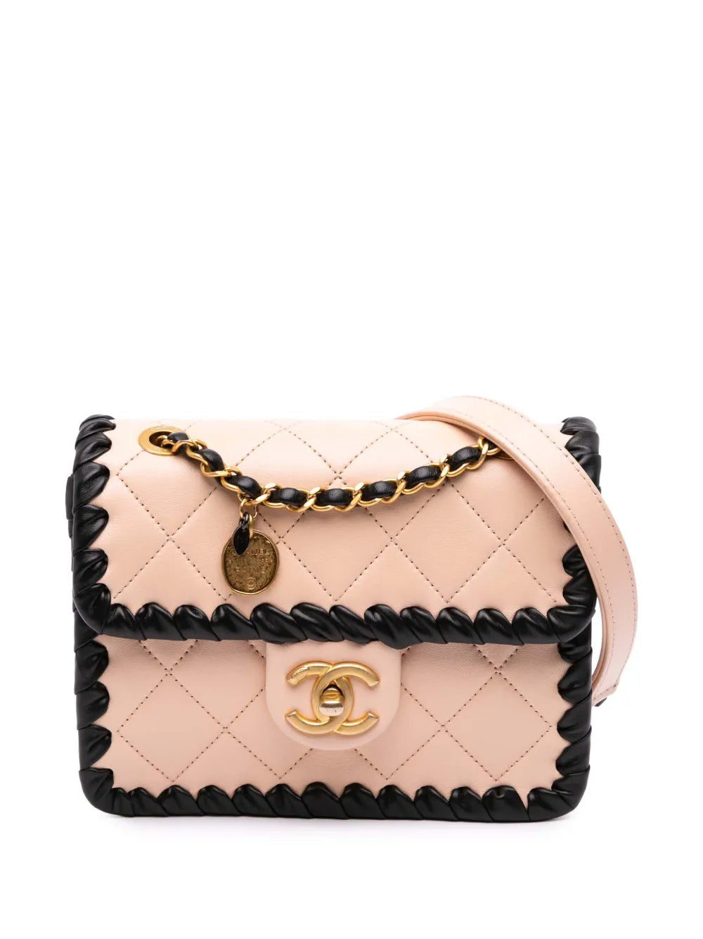 CHANEL 2021 2025 Mini Calfskin Braided My Own Frame Flap crossbody bag