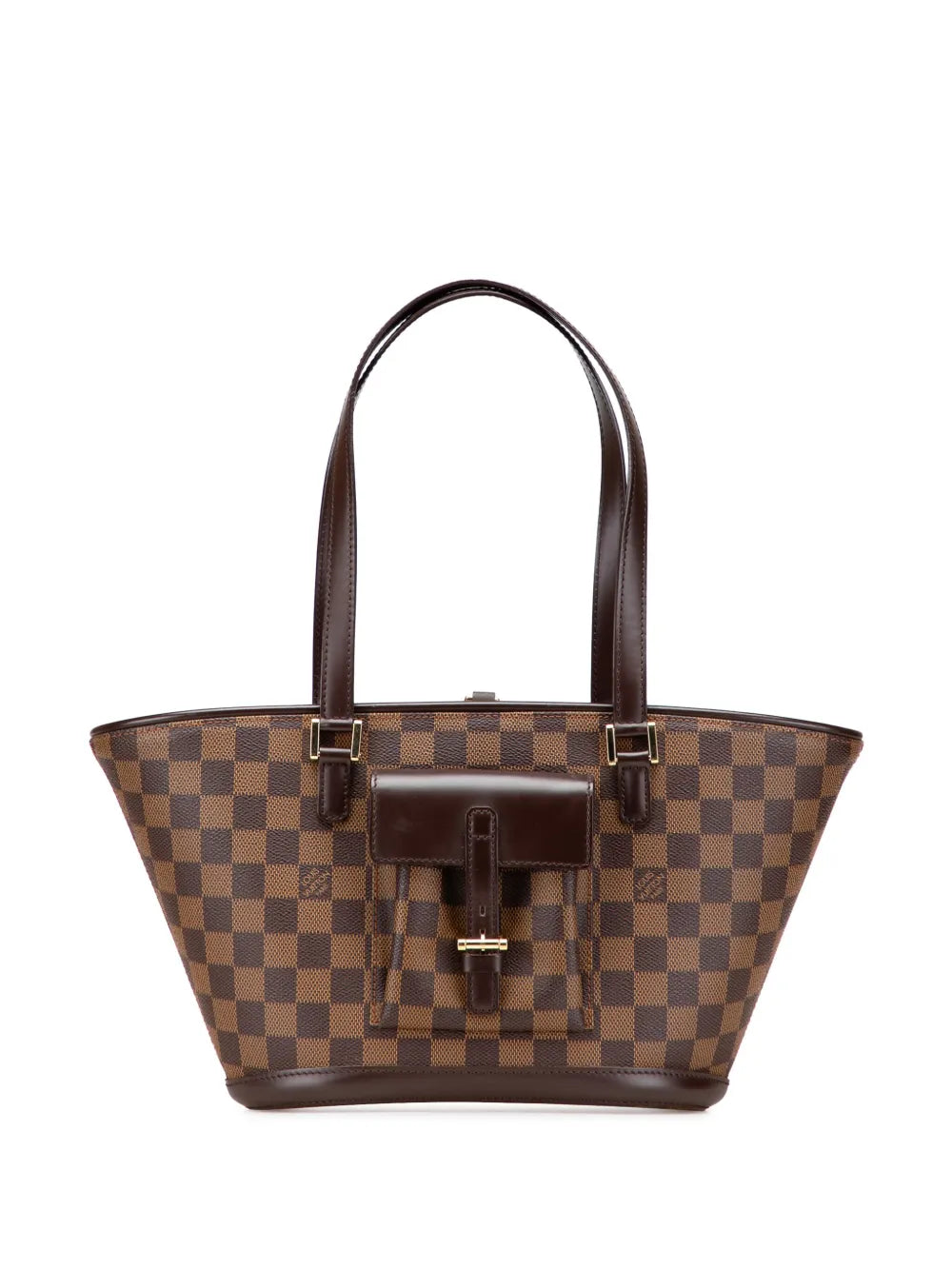 Louis Vuitton 2004 Damier Ebene Manosque PM shoulder bag