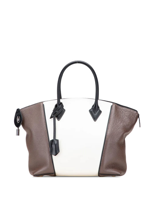 Louis Vuitton 2016 Bicolor Taurillon Cuir Soft Lockit PM satchel