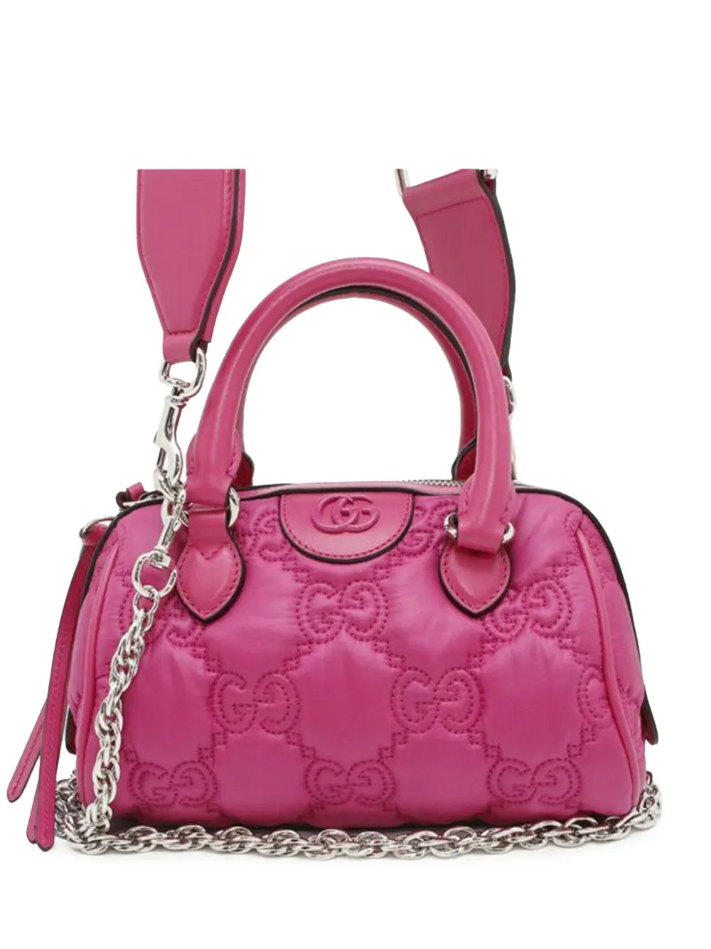 Gucci 2016 2025 Mini GG Matelasse Nylon Marmont satchel