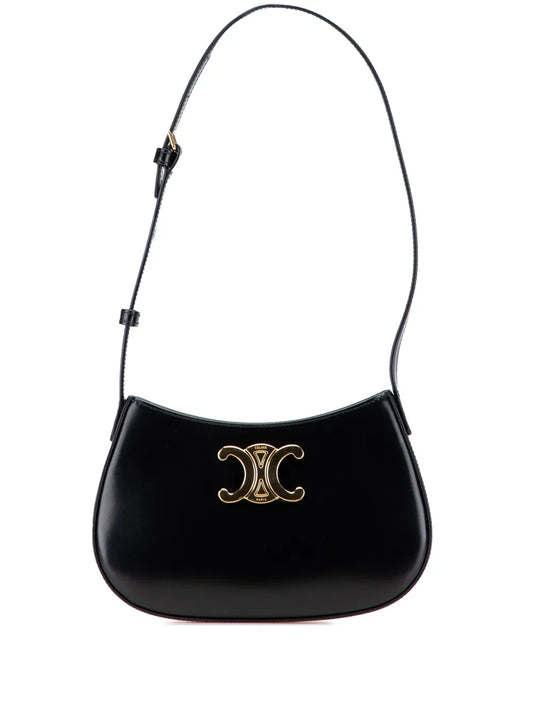 Céline 2024 Medium Shiny Calfskin Tilly shoulder bag