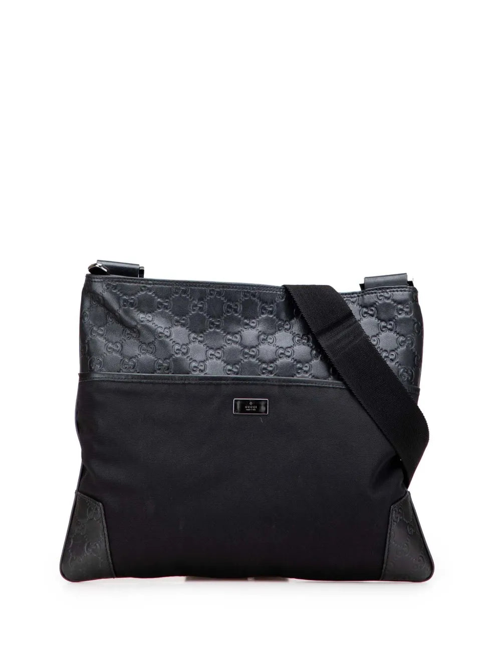 Gucci 2016 2025 Guccissima and Nylon crossbody bag