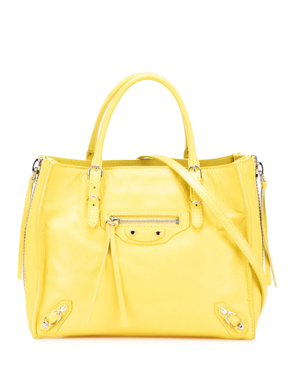 Balenciaga 2015 Mini Leather Papier A4 Zip Around satchel