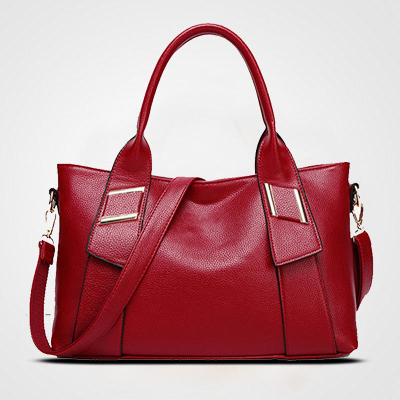 Women’s Winter Handbag – Trendy Embossed Satchel Tote Bag