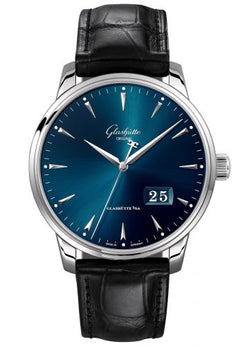 glashutte original senator excellence panorama date stainless steel men's watch_13