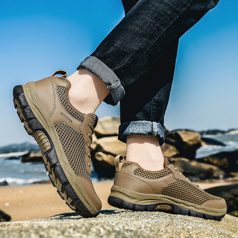 Men’s Mesh Sneakers – Extra Large Sizes 39–48, Lightweight & Breathable