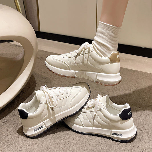 Women's White Platform Shoes | New Autumn Fashion Casual Sneakers
