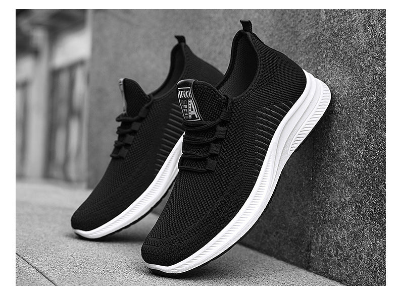 Men’s Breathable Mesh Sneakers – Casual, Trendy & All-match Shoes
