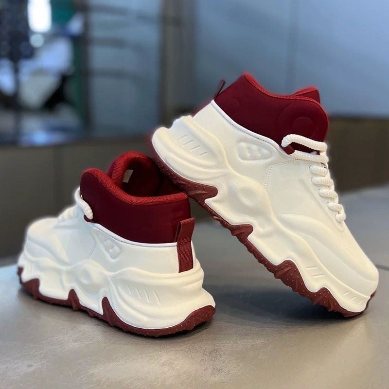 Men’s Winter Daddy Shoes – Thick Bottom & Fleece-Lined Comfort