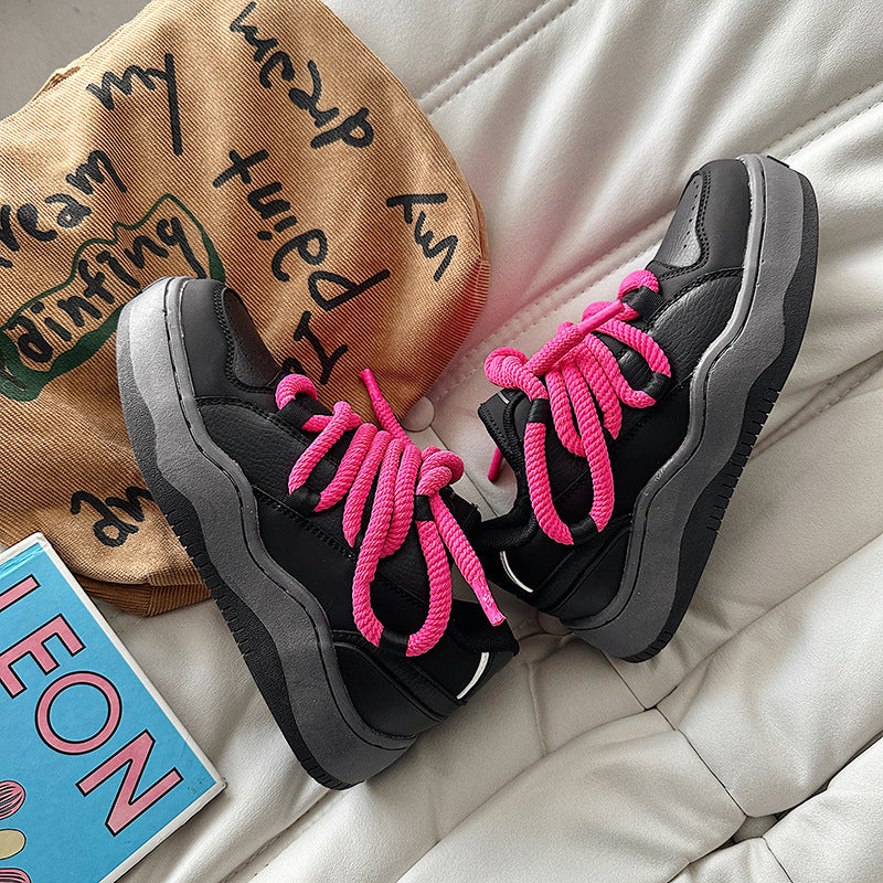 Men’s National Trend White Sneakers – Couple Style Casual Sports Shoes