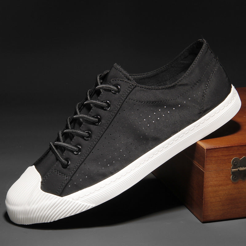 Men’s Summer Slip-On Canvas Shoes – Breathable, Soft Low-Top Sneakers