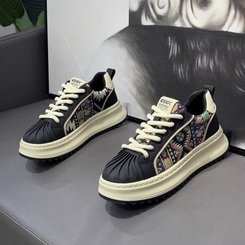 Men's Fashion Printing Soft Bottom Casual Shoes