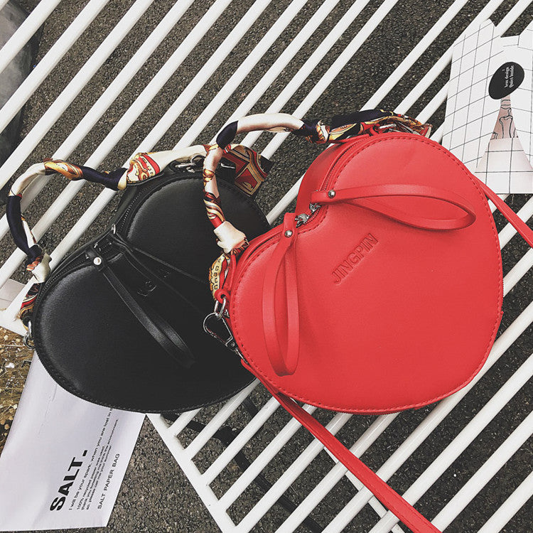 Autumn New Fashion Women's Handbag – Peach Scarf Personality Shoulder Satchel