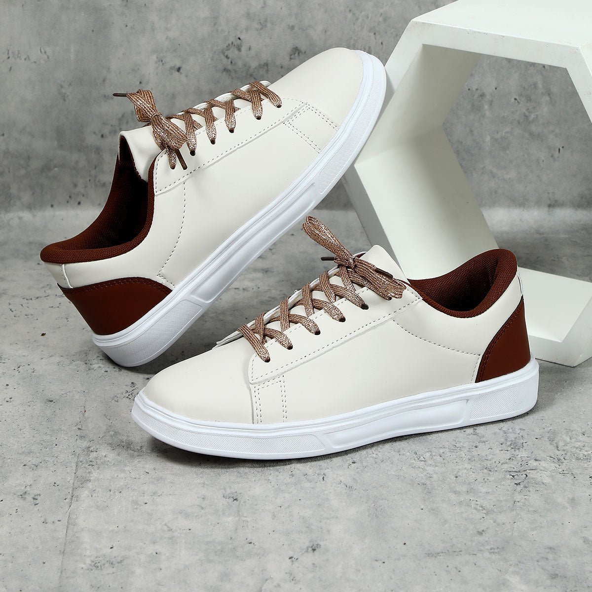 Men’s Platform Skateboard Sneakers – Casual Flat Street Shoes