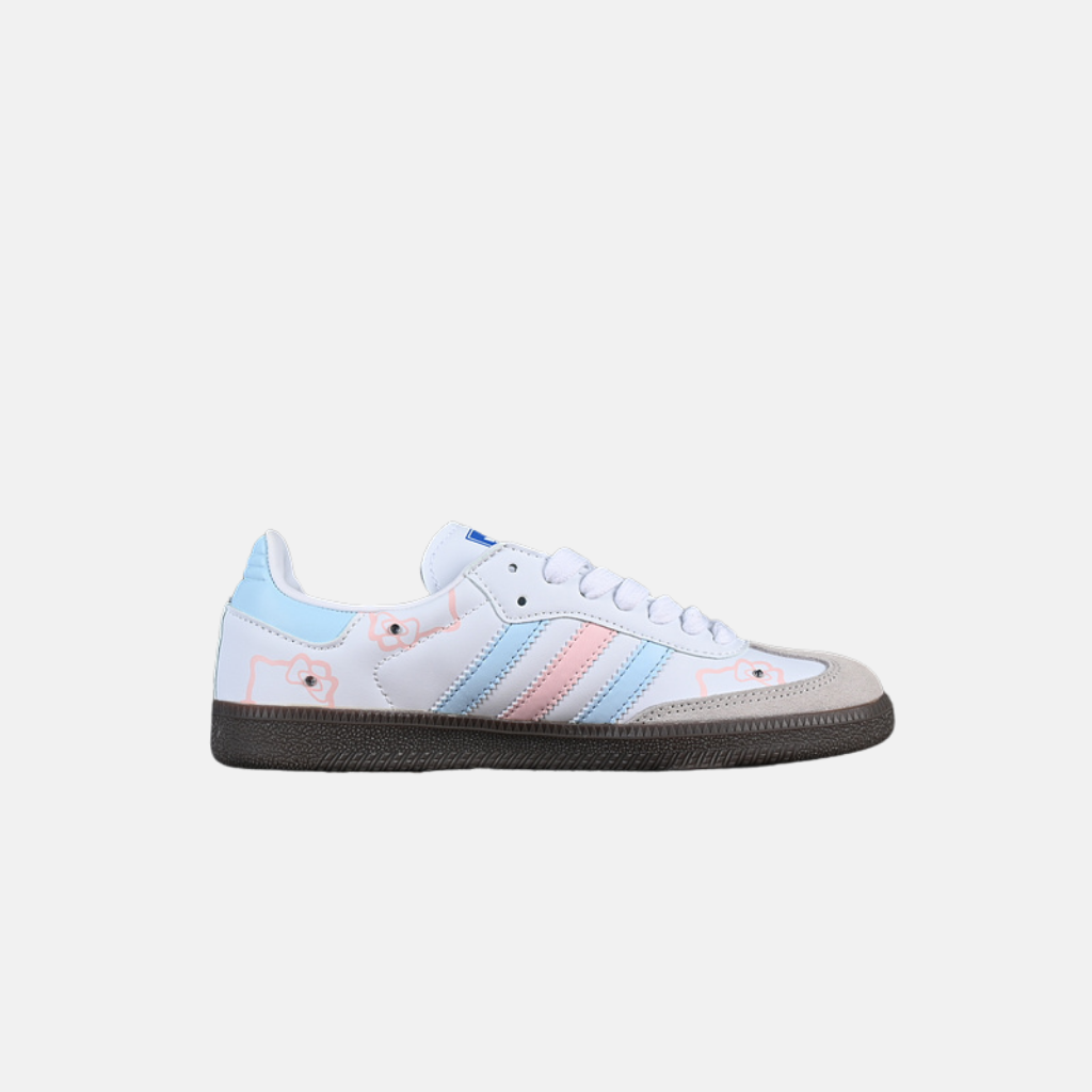 Adidas Samba OG White/Pink/Blue