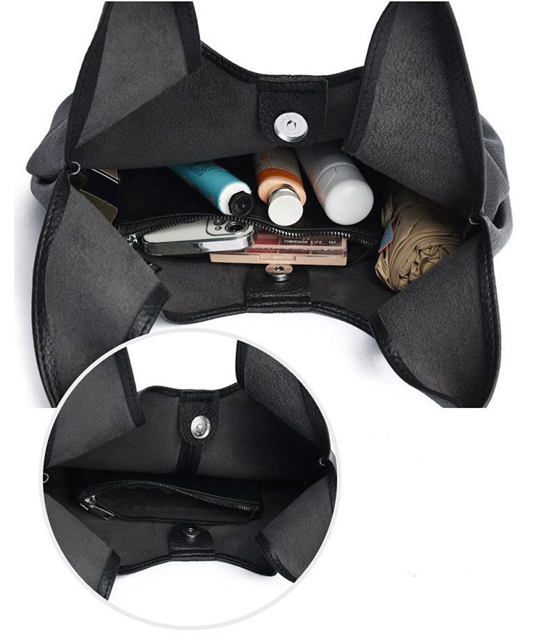 Women’s Large Capacity Underarm Bag – Fashion Solid Color Shoulder Bag