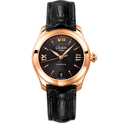 glashutte original lady collection serenade 18k rose gold lady's watch