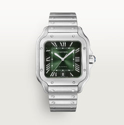 cartier santos de cartier stainless steel men's watch_1