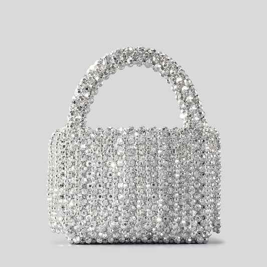 DIY Handmade Acrylic Tassel Handbag for Women