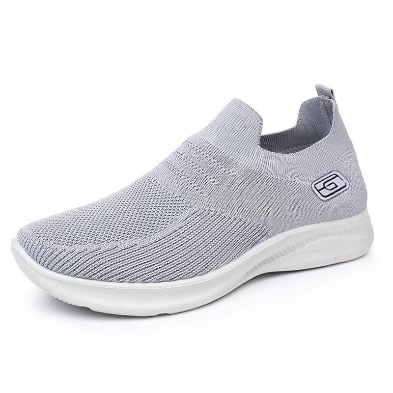Men’s Mesh Slip-On Sneakers – Comfortable Soft Bottom Casual Shoes