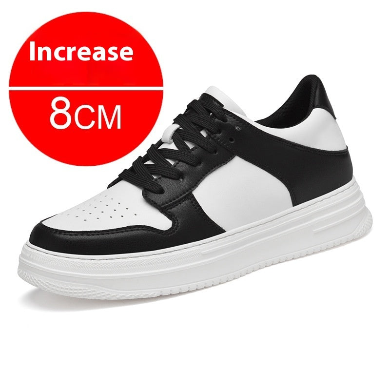 Men’s Summer Height Increasing Shoes – 8cm Invisible Lift, Breathable Platform Sports Sneakers