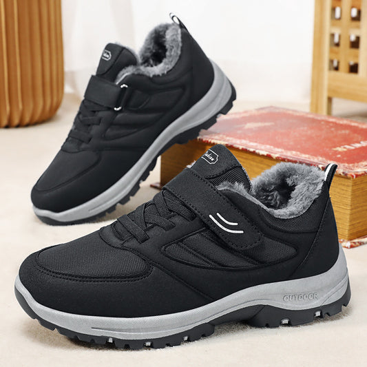 Men’s Winter Warm Walking Shoes – Cotton Lined Non-Slip Casual Boots
