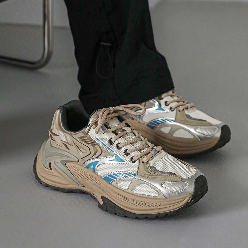 Men’s Casual Jogging Shoes – Retro Breathable Sports Sneakers