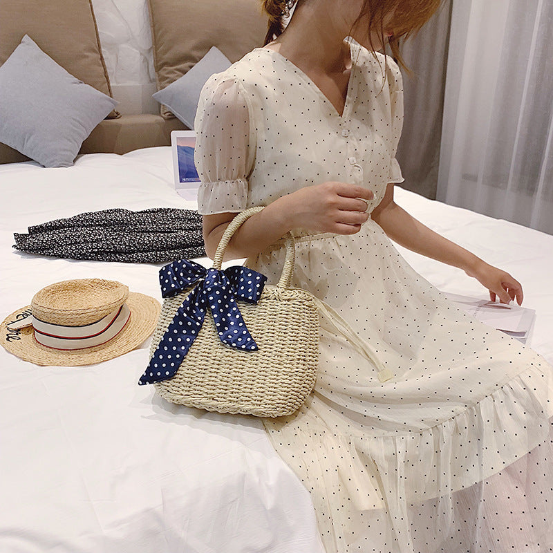 Women’s Hand-Woven Handbag – Trendy Handmade Bag