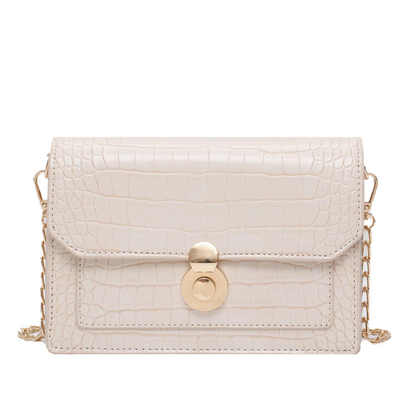 Stone Pattern PU Cross-body Bag with Shoulder Bag for Women