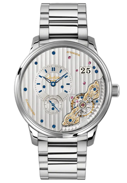 glashutte original pano matic inverse stainless steel men's watch