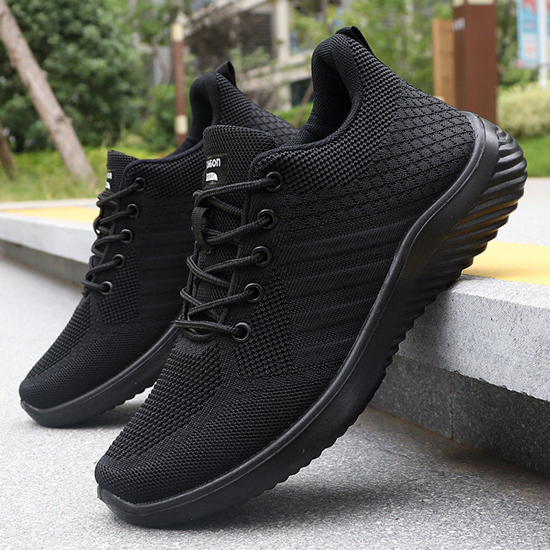 Men’s Breathable Mesh Sneakers – Durable Polyurethane Casual Shoes