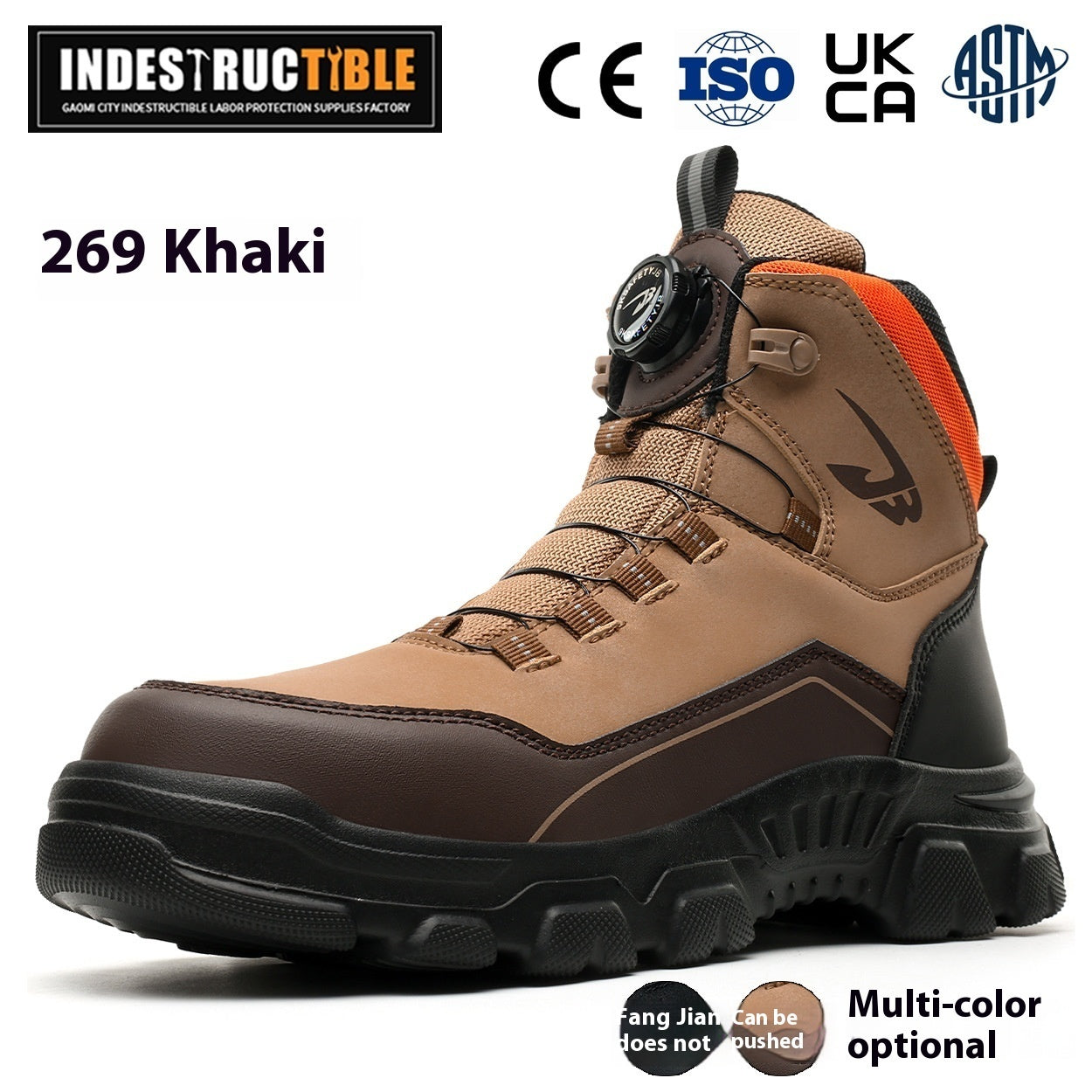 Men’s Safety Shoes – Anti-Smashing, Puncture-Resistant Work Sneakers