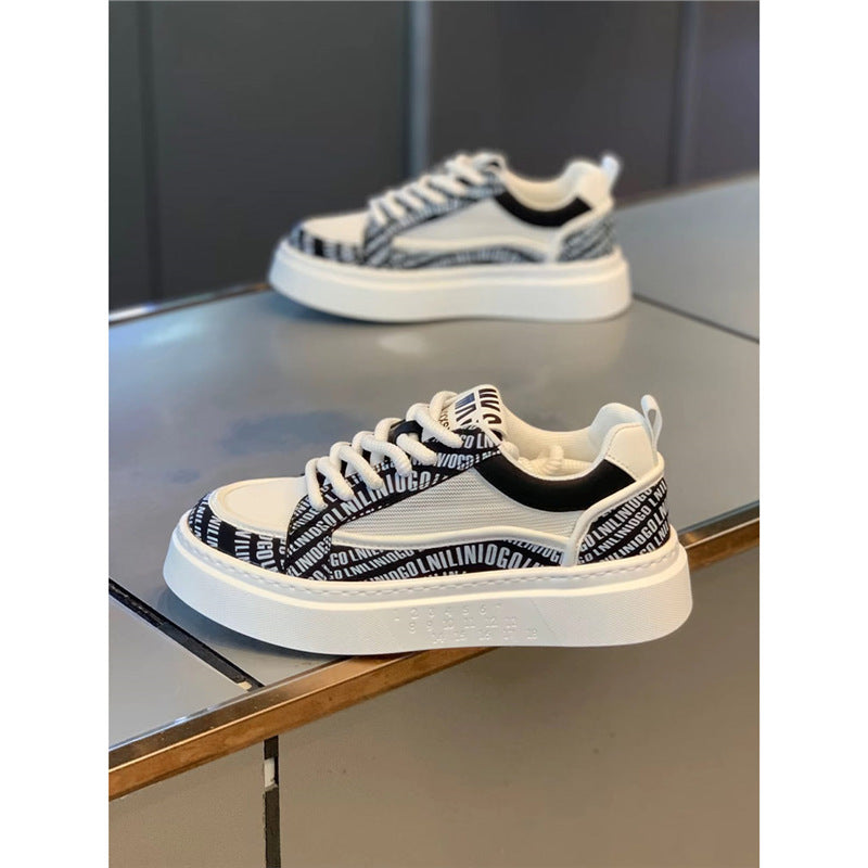 Men’s Fashion Board Shoes – Thick Bottom Wear-Resistant Casual Sneakers