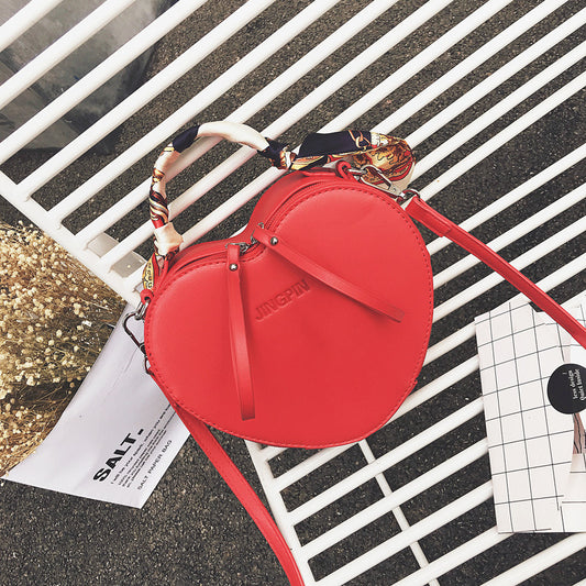 Autumn New Fashion Women's Handbag – Peach Scarf Personality Shoulder Satchel