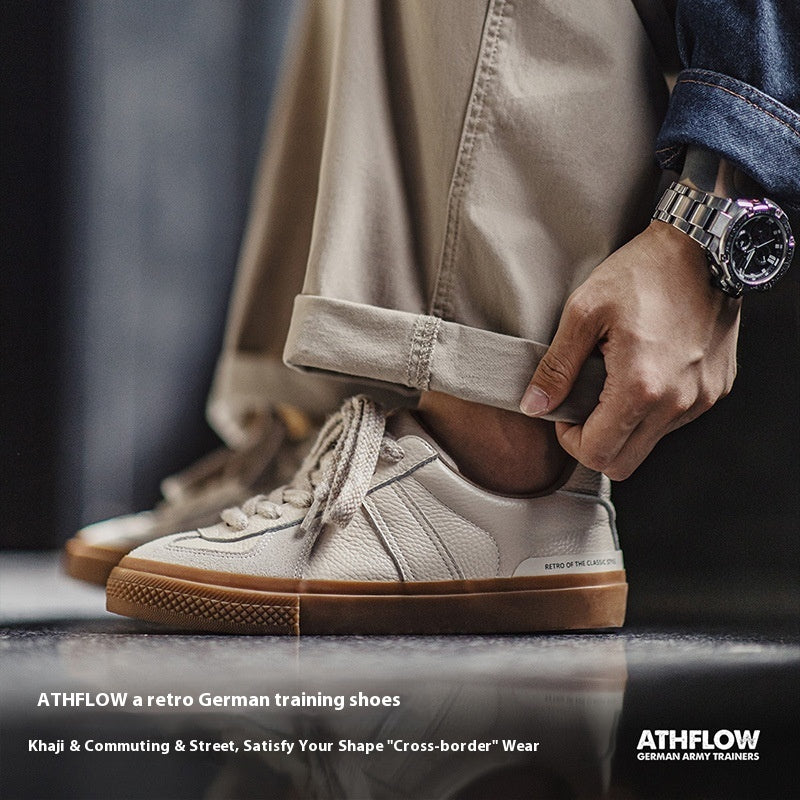 Men’s New Versatile Heightened Sneakers – Sports & Leisure