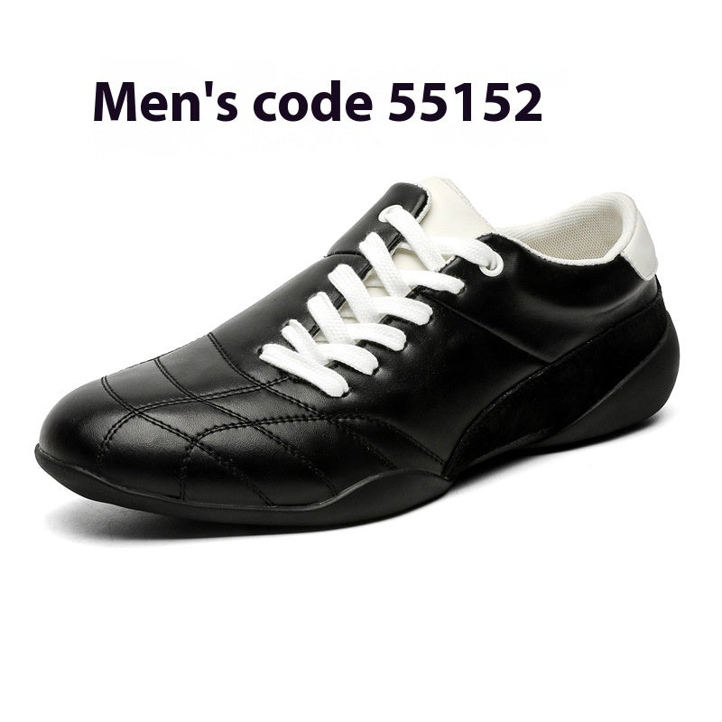 Men's Retro Oblique Lace-Up Sneakers – Flat Sports Casual Shoes