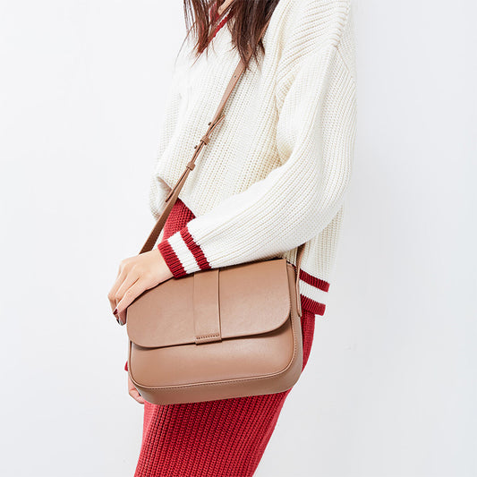 Elegant Retro Shoulder Bag | Small Square Textured Crossbody for Women