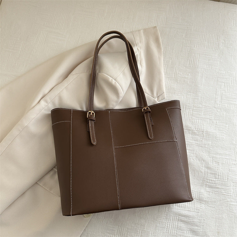 Women’s Underarm Handbag – Simple Large Capacity Commuter Bag