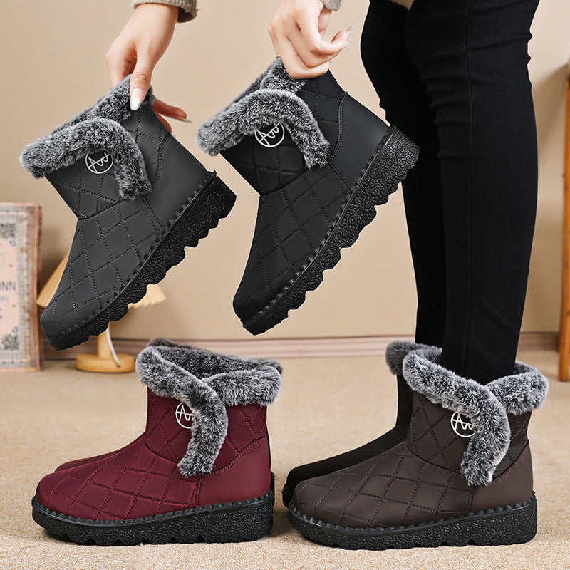 Women's High-top Soft Bottom Outdoor Snow Boots