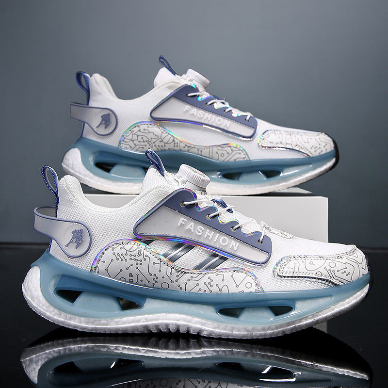 Men’s Sports Sneakers – Lightweight Breathable Mesh Running Shoes