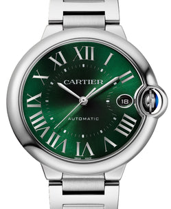 cartier ballon bleu de cartier stainless steel men's watch