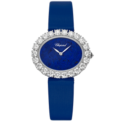 chopard l'heure du diamant 18k white gold & diamonds lady's watch_1