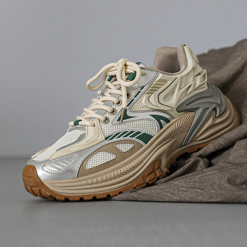 Men’s Casual Jogging Shoes – Retro Breathable Sports Sneakers