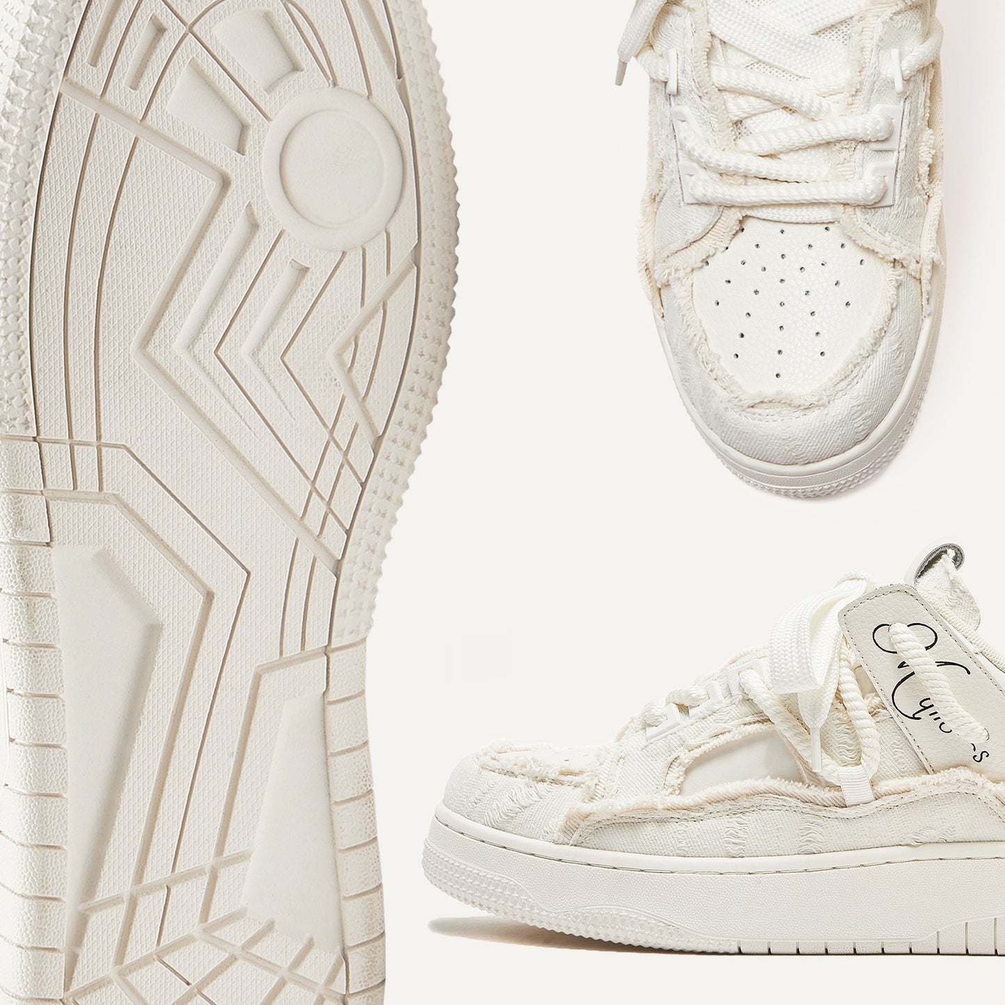 Men’s/Unisex Height Increasing Board Shoes – Destruction Aesthetics Series