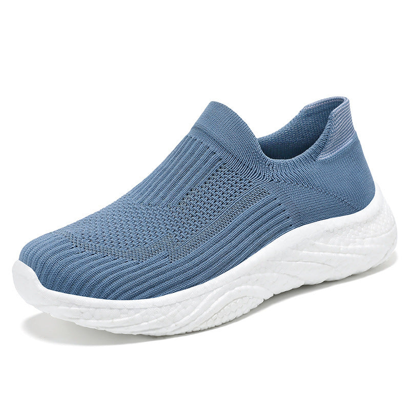 New Flying Woven Casual Shoes – Breathable Unisex Men’s & Women’s Lightweight Sneakers