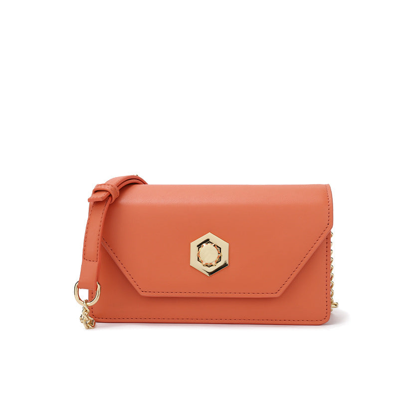 Fashion Simple Chain Small Square Bag – Elegant Commuter Women's Shoulder Bag