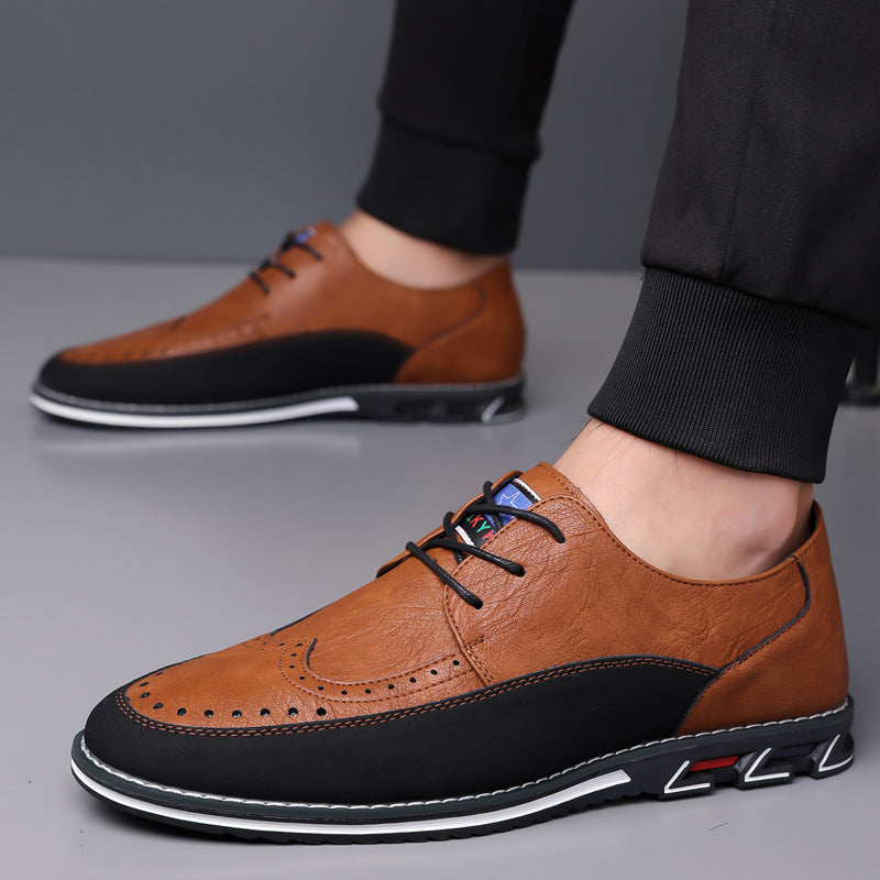 Men’s Business Leather Shoes – Fashion Comfortable Formal Dress Shoes