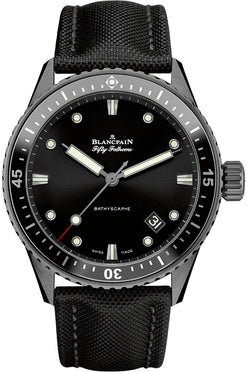 blancpain fifty fathoms bathyscaphe ceramic men's watch_2