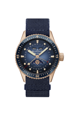 blancpain fifty fathoms bathyscaphe quantieme complet men's watch